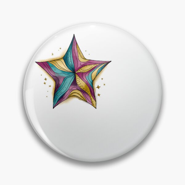 Item preview, Star Design Lavender, teal, pink, gray, gold designed and sold by Highlandkings.