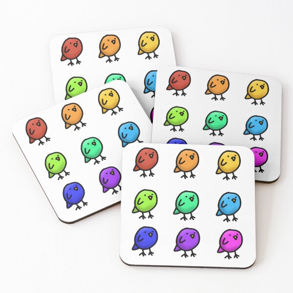 Item preview, Rainbow Birbs designed and sold by Cloversdesign.