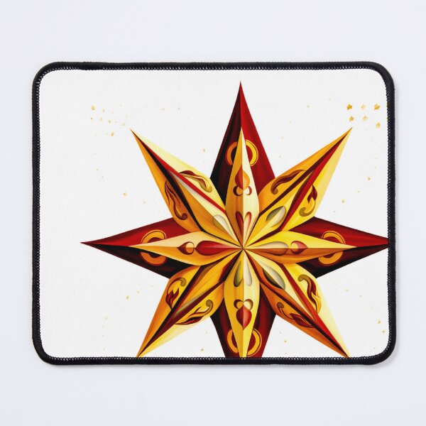 Item preview, Star Design Maroon, gold, beige, brown, cream 3 designed and sold by Highlandkings.