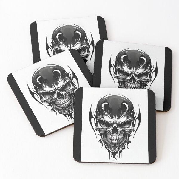 Item preview, Black Ink Skull Tattoo designed and sold by Sturdust.