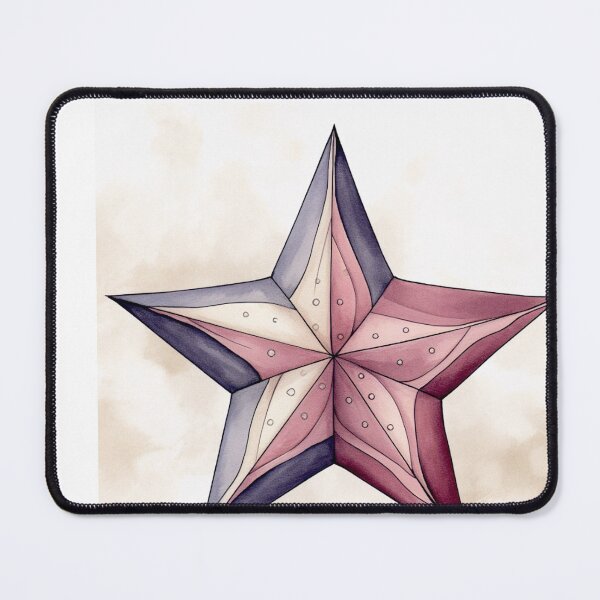 Item preview, Star Design Mauve, pink, lavender, gray, ivory 2 designed and sold by Highlandkings.