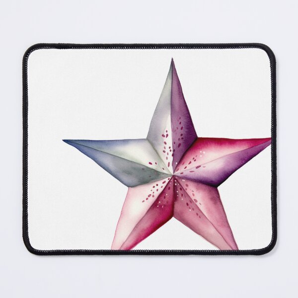 Item preview, Star Design Mauve, pink, lavender, gray, ivory 3 designed and sold by Highlandkings.