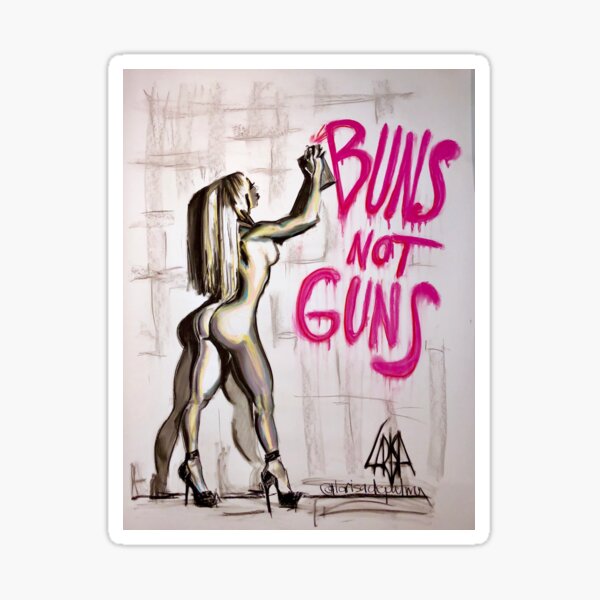 Item preview, Buns Not Guns designed and sold by Larisa DePalma.