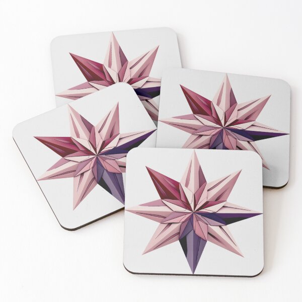 Item preview, Star Design Mauve, pink, lavender, gray, ivory designed and sold by Highlandkings.