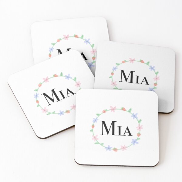 Item preview, Mia name design designed and sold by tinasartspace.