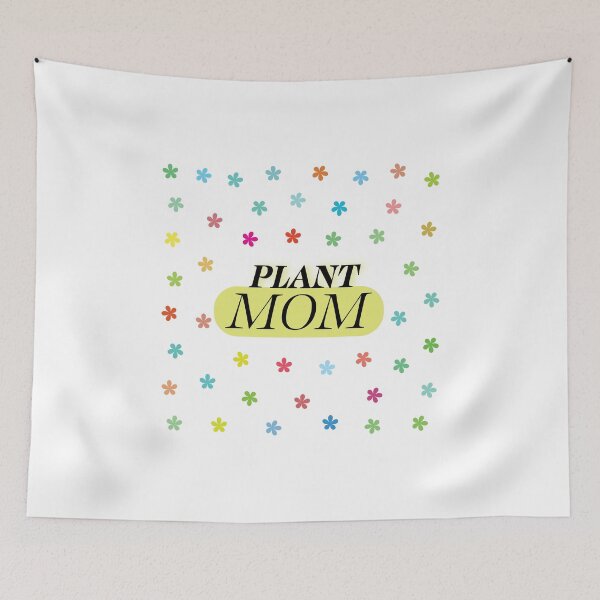 Item preview, Plant Mom with Colorful Rainbow Flowers designed and sold by DreamHomes.