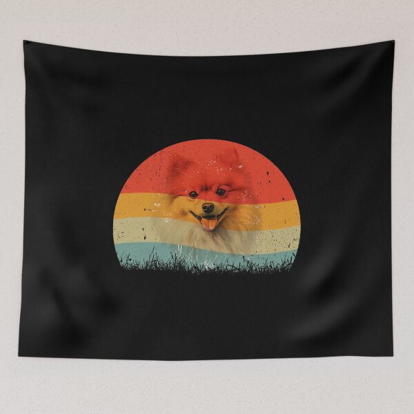 Item preview, perro pomerania retro designed and sold by franktact.