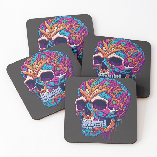 Item preview, Color art skull art for helloween designed and sold by Digitalcipart.