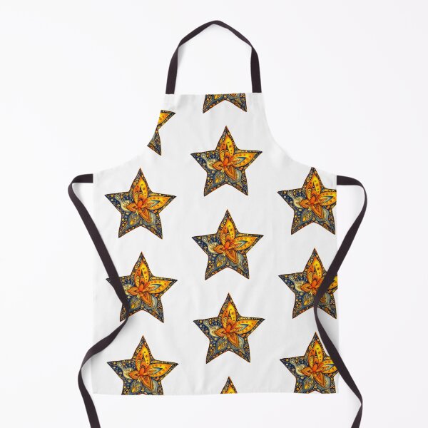 Item preview, Star Design Mustard, rust, navy, white, black 2 designed and sold by Highlandkings.
