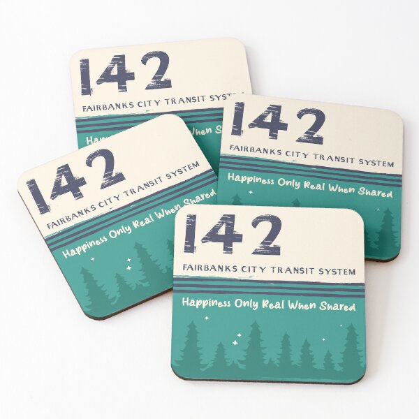 Item preview, Happiness Only Real When Shared Magic Bus 142  Type Design designed and sold by grafikis.