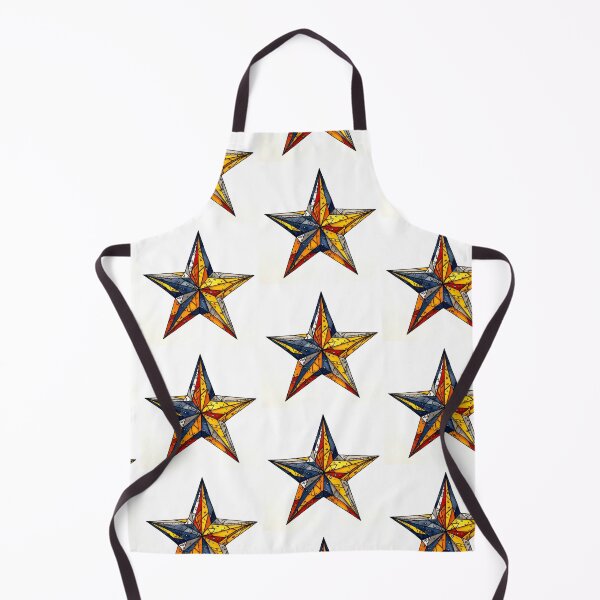 Item preview, Star Design Mustard, rust, navy, white, black designed and sold by Highlandkings.