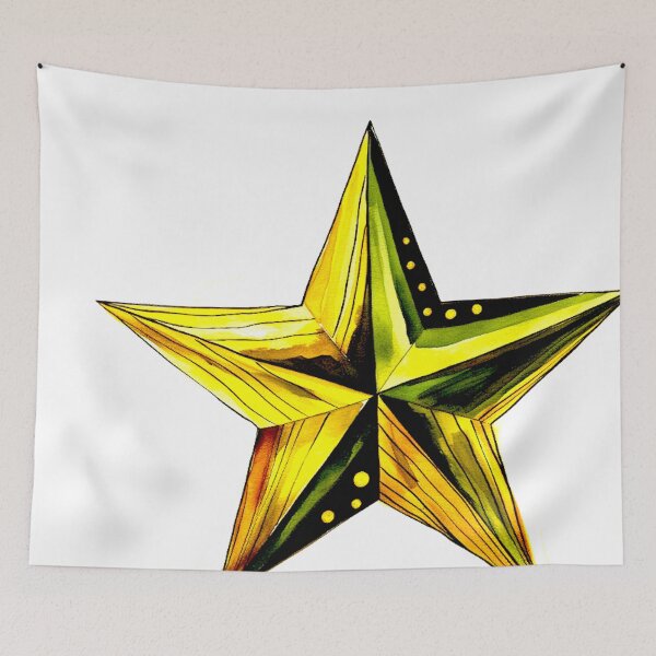 Item preview, Star Design Olive green, brown, gold, cream, black designed and sold by Highlandkings.