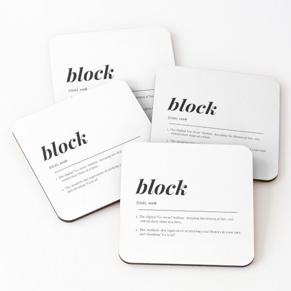Item preview, Blocking: The Modern 'You're Dead to Me designed and sold by amed73.