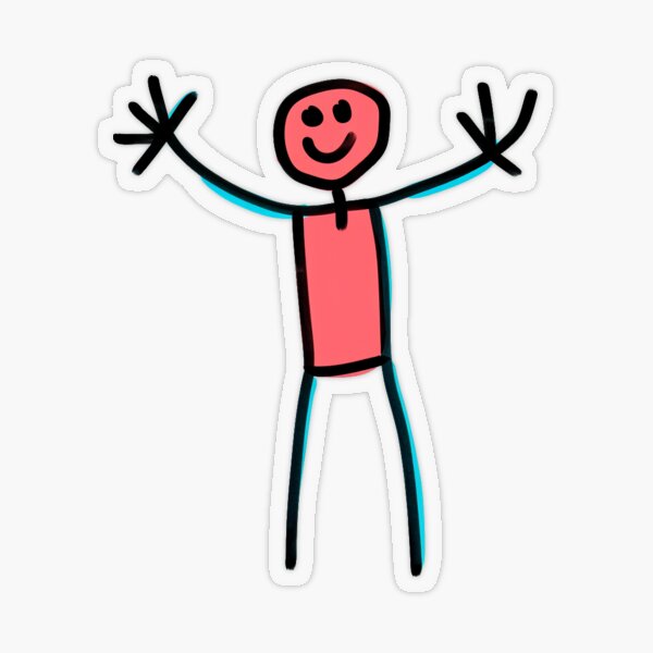 STICKMAN STICKER – Ten Club LLC