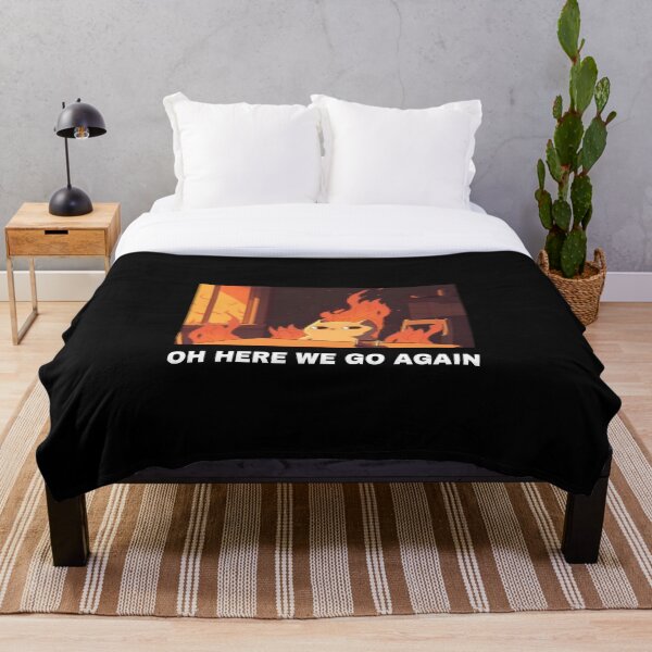 Item preview, Cat and room on fire, light text designed and sold by AlinaKie.