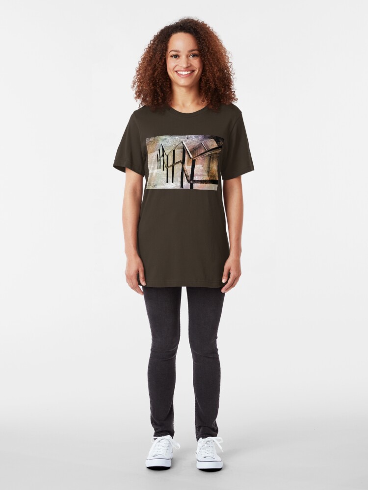 Alternate view of Down The Up Staircase Slim Fit T-Shirt
