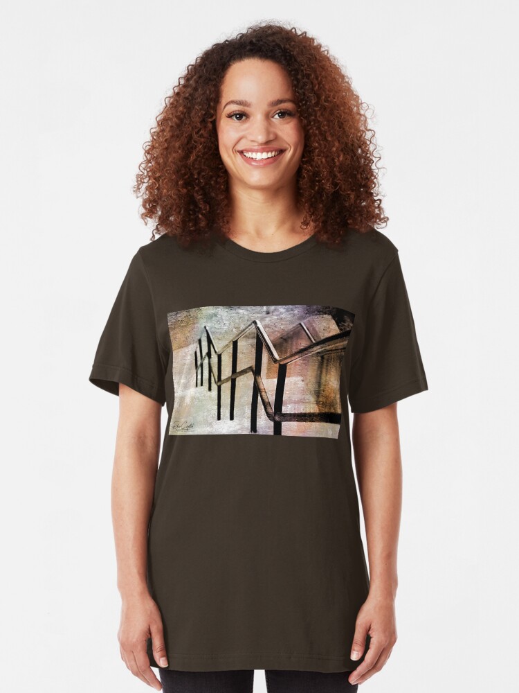 Alternate view of Down The Up Staircase Slim Fit T-Shirt