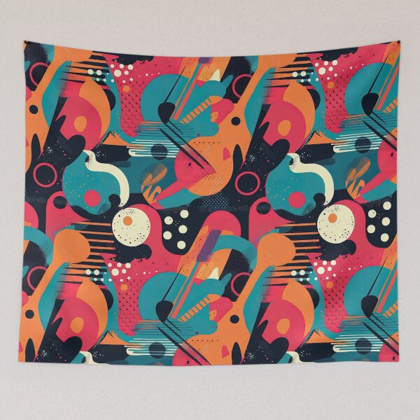 Item preview, Pop art style abstract print designed and sold by Inky-Spiration.
