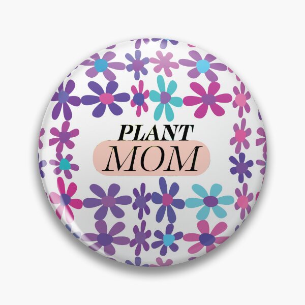 Item preview, Plant Mom with Pink Purple Flowers designed and sold by DreamHomes.