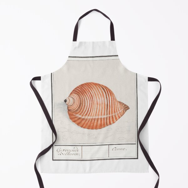 Item preview, Vintage Pastel Orange/Peach Sea Snail Watercolour Illustration | P262 designed and sold by Piccolo Fiore Prints.