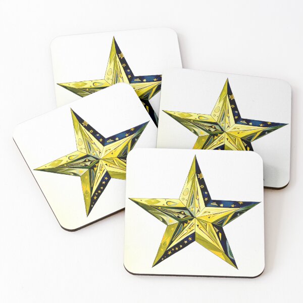 Item preview, Star Design Olive green, navy, cream, gold, black designed and sold by Highlandkings.