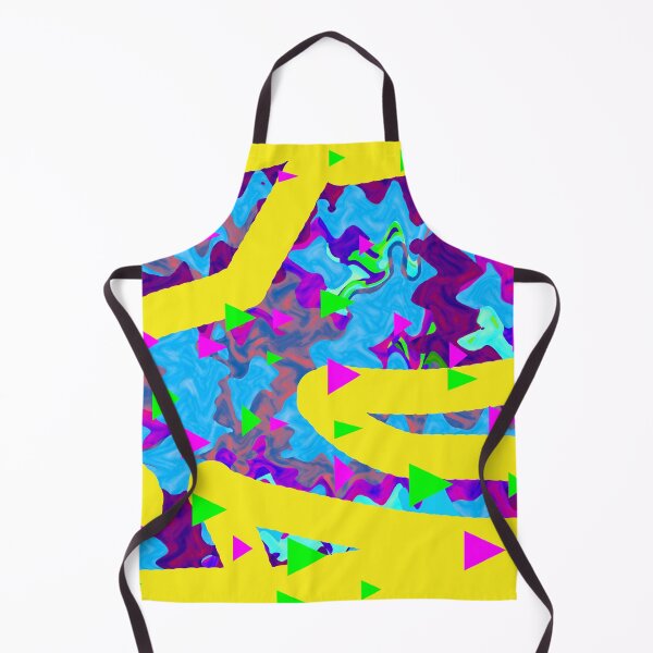 Item preview, Digital abstract art in blue and yellow designed and sold by Maccoticspace.