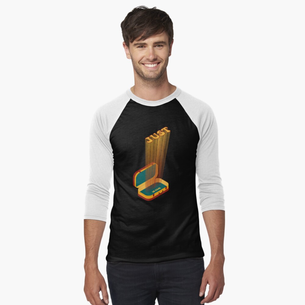 Item preview, Baseball ¾ Sleeve T-Shirt designed and sold by CatchyFunky.