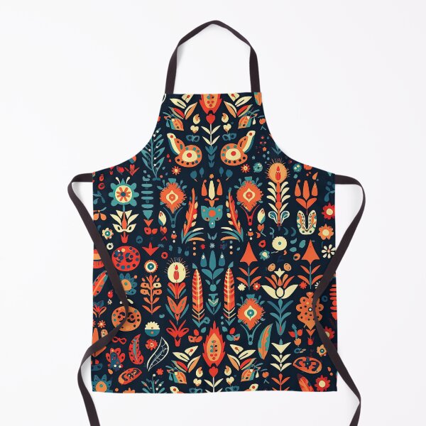 Item preview, Folk art style abstract print designed and sold by Inky-Spiration.