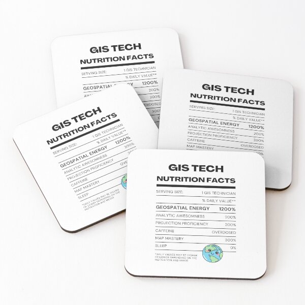Item preview, GIS TECHNICIAN NUTRITION FACTS designed and sold by lawlessdesign.