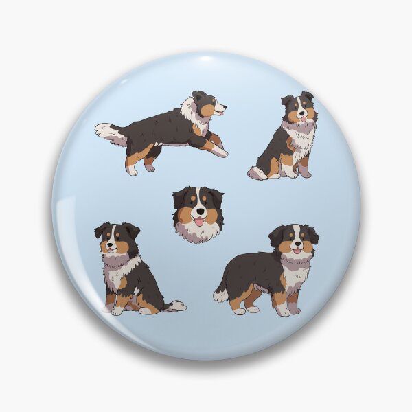 Item preview, Black Tri Australian Shepherd Pack  designed and sold by Yaragold.