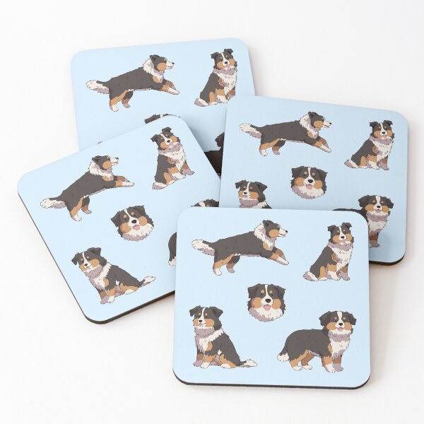 Item preview, Black Tri Australian Shepherd Pack  designed and sold by Yaragold.