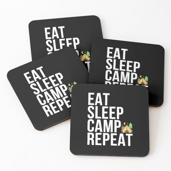 Item preview, Eat Sleep Camp Repeat - Camping designed and sold by SuperSeries.