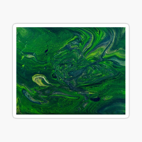 Item preview, Swirling Jade - An Abstract Piece designed and sold by Jennifer Walsh Design.