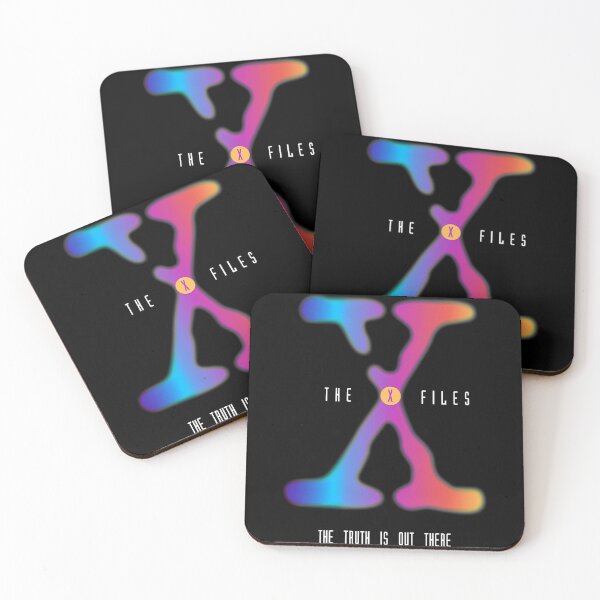 Item preview, Colourful X Files Logo designed and sold by ScratchThatSh.