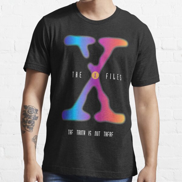 Item preview, Colourful X Files Logo designed and sold by ScratchThatSh.