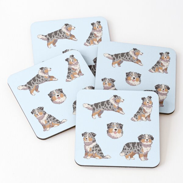 Item preview, Blue Merle Australian Shepherd Pack  designed and sold by Yaragold.
