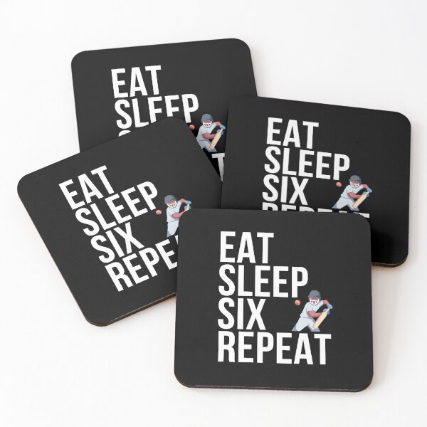 Item preview, Eat Sleep Six Repeat - Cricket designed and sold by SuperSeries.