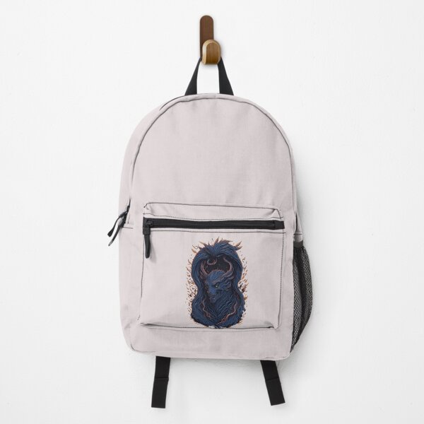 Item preview, Fierce Demon Portrait - Bold and Intriguing Art Print designed and sold by HiveMechs.