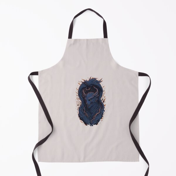 Item preview, Fierce Demon Portrait - Bold and Intriguing Art Print designed and sold by HiveMechs.