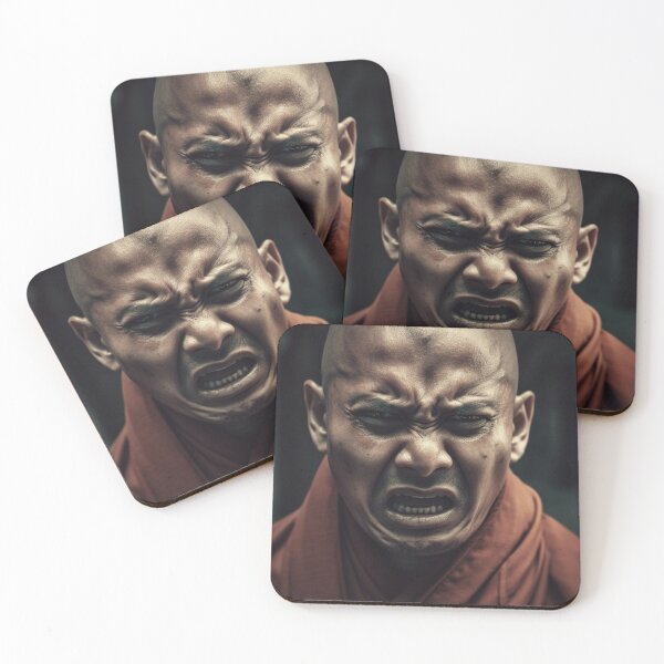 Item preview, An Angry Monk designed and sold by StudioRedKoala.