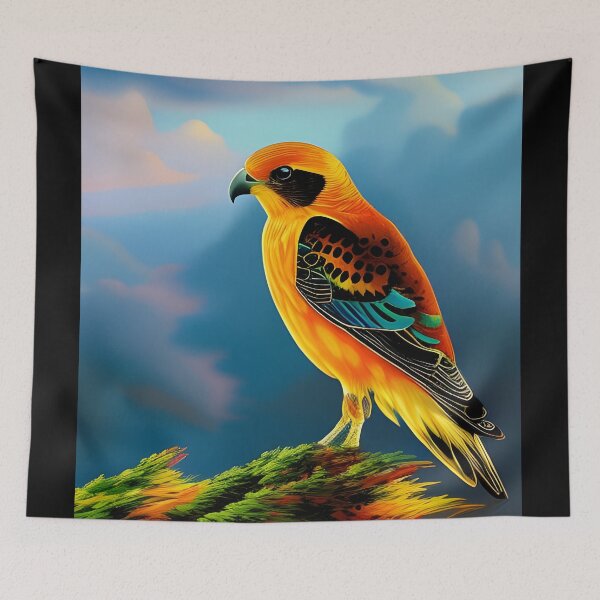 Item preview, Orange Kestrel, Ai Generated Art  designed and sold by ACC .