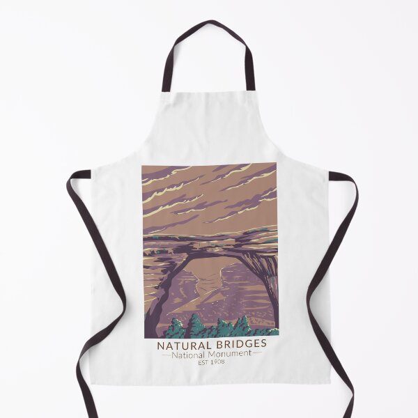 Item preview, Natural Bridges National Monument Sipapu Travel Art Vintage designed and sold by KrisSidDesigns.