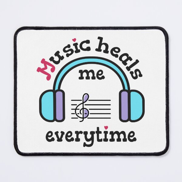Item preview, Music heals me everytime designed and sold by HandicraftArt.