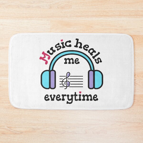 Item preview, Music heals me everytime designed and sold by HandicraftArt.