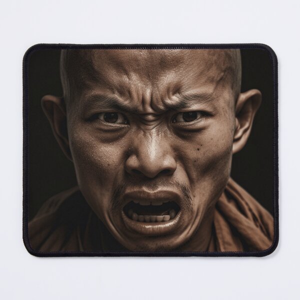 Item preview, An Angry Monk designed and sold by StudioRedKoala.