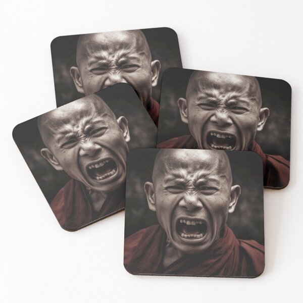 Item preview, An Angry Monk designed and sold by StudioRedKoala.