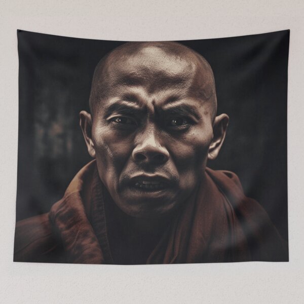 Item preview, An Angry Monk designed and sold by StudioRedKoala.