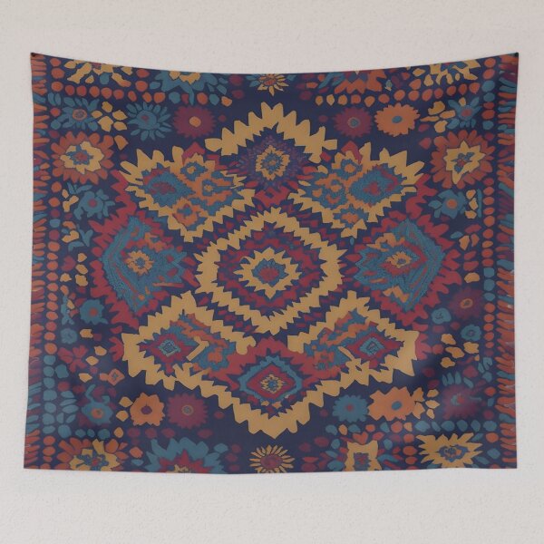 Item preview, Cultural Fusion: Berber Traditions in Dynamic Multicolor Motifs designed and sold by Dshoppin.