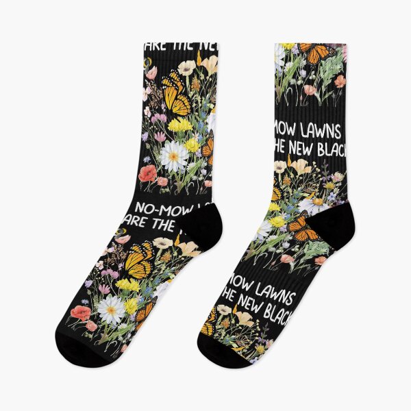 Item preview, No-Mow Lawns Are The New Black Garden Design designed and sold by EarthArtDesigns.