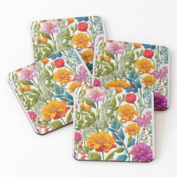 Item preview, Wild multi-flowers digital oil painting for fine home decoration. designed and sold by paulo silveira.